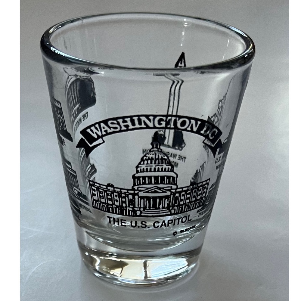Washington DC Landmarks Collectible Shot Glass
